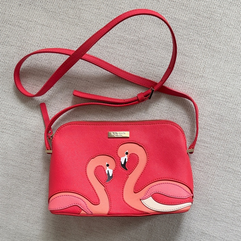 Kate Spade New York Flamingo crossbody bag- Authentic !
